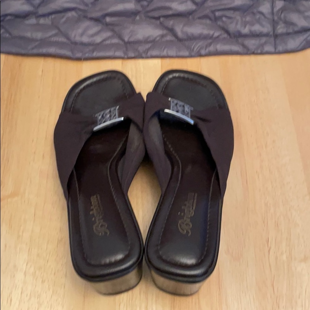 Brighton “Isabel” brown wedge sandals - Picture 4 of 7